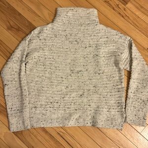 Madewell Belmont Mock Neck Sweater | small | cream